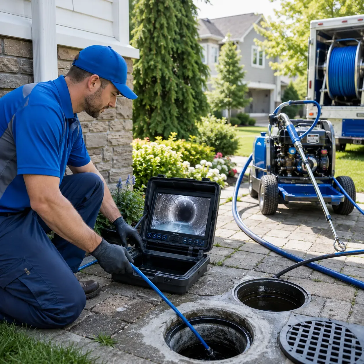 Outdoor drain cleaning professionals serving Joffre, PA